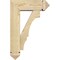 Ekena Millwork Balboa Arts and Crafts Rough Sawn Bracket w/ Offset Brace, Douglas Fir, 6"W x 16"D x 24"H BKT0604X16X24BOA03RDF - alternate 3